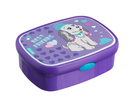 Brotbox Hund Lila