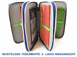 Federmappe, 3 Fächer Lila